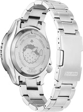 Load image into Gallery viewer, Citizen Men's Eco-Drive Promaster Dive Fugu Automatic Stainless Steel Watch, Luminous, ISO Compliant, Silver/Green Dial
