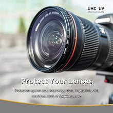 Load image into Gallery viewer, NiSi 58mm UHC UV Protection Filter | 18 Multi-Layer Coatings UHD, Ultra Hard Coating, Nano Coating, Hydrophobic, Scratch Resistant | Ultra-Slim UV Filter for 58mm Camera Lens
