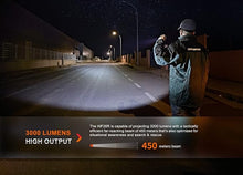 Load image into Gallery viewer, Fenix WF26R Rechargeable Police Flashlight, 3000 Lumen Super Bright Duty Light with Charging Cradle and LumenTac Organizer