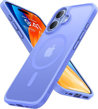 Load image into Gallery viewer, TORRAS Magnetic Shockproof Compatible with iPhone 16 Case, Fit for MagSafe, 4X Military Grade Drop Protection Anti-Scratch Protective Hard Back Plastic Slim Phone Case for iPhone 16 6.1 inch, Blue