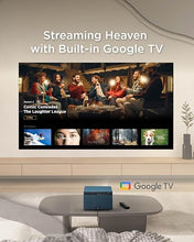 Load image into Gallery viewer, ViewSonic LX60HD 1080p LED Portable Projector with Built-in Google TV, H/V Keystone, Auto Focus, Bluetooth, and Wi-Fi for Smart Home Theater