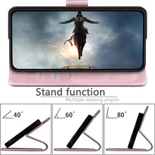 Load image into Gallery viewer, SUANPOT Compatible with iPhone 16 Plus 6.7" Wallet case with RFID Blocking Credit Card Holder,Flip Book PU Leather Protective Cover Women Men for Apple 16 Plus Phone case Rose Gold