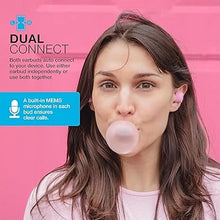 Load image into Gallery viewer, JLab Go Air Pop True Wireless Bluetooth Earbuds & Charging Case - Pink, Dual Connect, IPX4 Sweat Resistance, Bluetooth 5 Connection, 3 EQ Sound Settings Signature, Balanced, Bass Boost