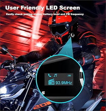 Load image into Gallery viewer, FODSPORTS FX6 Bluetooth Motorcycle Headset FX6 1000m 6 Riders Motorbike Intercom Universal Bluetooth Motorcycle Helmet Communication System Voice Dial/Usable While Charge (1 Pack FX6S with LED)