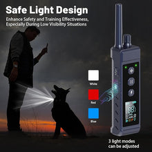 Load image into Gallery viewer, Shock Collar for Dogs - 4265ft Waterproof Training Collar with Flashing Light for Small Medium Large Dogs with Rechargeable Remote, Beep (1-8), Vibration(1-16), Safe Shock(1-99) (Black)
