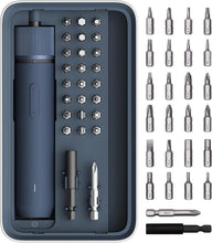 Load image into Gallery viewer, HOTO Electric Screwdriver Kit,25-Piece Upgraded Bit Set,3.6V Cordless Screwdriver Rechargeable,Magnetic Case Lid,3 Torque Settings,1500mAh Battery,LED Light for Furniture/Electrical Repairs
