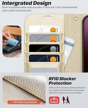 Load image into Gallery viewer, OCASE for iPhone 16 Pro Max Case Detachable Wallet Case with Card Holder, 2 in 1 Pu Leather Flip Folio with RFID Blocking Stand Wrist Strap Shockproof Phone Cover 6.9 Inch 2024, Gold