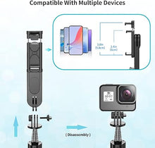 Load image into Gallery viewer, Stable Selfie Stick Tripod with Fill Light, 44 Inch Extendable Selfie Stick with Wireless Remote and Tripod Stand 360 Rotation for iPhone 15/14/13/12/11 Pro/XS Max/XS/XR/X/8/7, Samsung and Smartphone