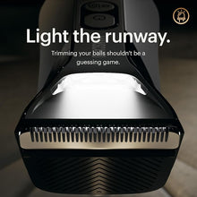 Load image into Gallery viewer, MANSCAPED® The Lawn Mower® 4.0 PRO - Groin & Body Hair Trimmer, Updated SkinSafe™ Trimmer Blade, Waterproof Wet/Dry Groomer, USB-C & Wireless Charging Compatible, Men’s Ball Shaver with Travel Lock