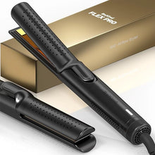 Load image into Gallery viewer, BeKind Flex 2-in-1 360° Hair Styler Flat Iron, Hair Straightener and Curler for All Styles, Floating Plates Design, Airflex Lower Temp for Better Styling, Gift for Girls and Women (Black)