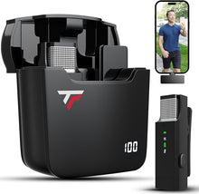 Load image into Gallery viewer, Wireless Lavalier Microphone for iPhone and All Devices - Single 2.4Ghz Mic, Audio w/Noise Canceling - Long Range Up to 175ft - Easy to Use for Video Recording, Podcast