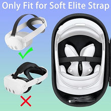 Load image into Gallery viewer, Aenllosi Hard Carrying Case Compatible with The Meta/Oculus Quest 3/Pro VR Headset,Touch Controller,Charging Dock & Other Accessories(Black,Case Only)