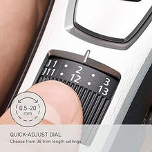 Load image into Gallery viewer, Panasonic Multi-Groomer Men’s Trimmer for Beard, Hair and Body, 39 Trim Length Settings with 3 Attachments, Corded/Cordless Operation – ER-GB80-S (Silver)