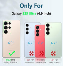 Load image into Gallery viewer, FNTCASE for Samsung Galaxy S25-Ultra Case: Military Grade Rugged Cell Phone Cover with Kickstand & Holster | Shockproof TPU Protection Bumper Matte Textured Design for S25 Ultra Cases 6.9 inch(Blue)
