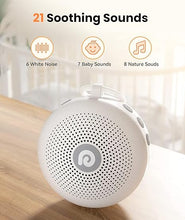 Load image into Gallery viewer, Dreamegg White Noise Machine - Portable Sound Machine for Baby Adult, Features Powerful Battery, 21 Soothing Sound, Noise Canceling for Office & Sleeping, Sound Therapy for Home, Travel, Registry Gift