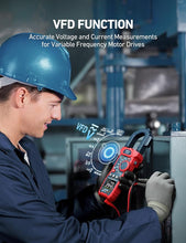 Load image into Gallery viewer, AstroAI Inrush Digital Clamp Meter Multimeter 1000A TRMS 6000 Counts, Amp Voltage Tester with VFD, LOZ Mode; Measures AC/DC Current Voltage Temperature Resistance Capacitance Frequency Continuity NCV