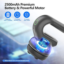 Load image into Gallery viewer, HYAKO Handheld Professional Mini Orbital Buffer Relief Massager, Adjustable Multi-Speed Vibration Deep Tissue Body Chiropractic Massager for Neck, Shoulder, Leg,Back muscle pain relief massage therapy