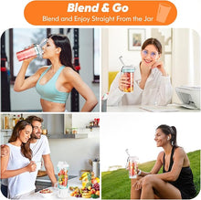 Load image into Gallery viewer, Portable Blender for Shakes and Smoothies 20oz USB-C Rechargeable Personal Size High Speed Mini Mixing Juicer,for Shakes and Nut, Juice, Vegetables Baby Food