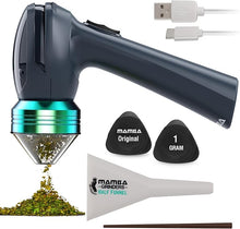 Load image into Gallery viewer, Mamba Original 1g Gray USB Electric Herb Grinder. Small Portable Metal Herbal Grinder Machine & Spice Mill for the Kitchen