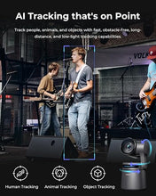 Load image into Gallery viewer, OBSBOT Tail Air NDI Streaming Camera 4K, AI Tracking PTZ Camera with Intelligent APP, Gesture Control, HDMI/USB-C/Wireless Webcam, Video Camera Live Stream for YouTube, Chruch, Worship, Creator, etc.