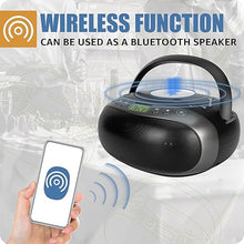 Load image into Gallery viewer, Retekess TR634 Boombox CD Player,CD Player for Home,Remote Control FM Radio with Bluetooth,Radio Presets,USB TF,LCD Display,Stereo Sound for Home,Shop