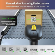 Load image into Gallery viewer, NETUM NT-1203L Pro Upgraded Wireless Bluetooth Rugged Waterproof 1D/2D Extended Range Scanner - Up to 21m