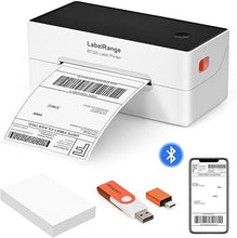 Load image into Gallery viewer, Ecommerce Label Printer, Bluetooth Thermal Shipping Label Printer, 4x6 Thermal Printer Compatible with Android, iOS, Windows, Amazon, Ebay, Shopify, Etsy, USPS, Pirate Ship, Shippo