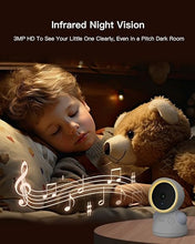 Load image into Gallery viewer, ARENTI Baby Monitor WiFi 6 Smartphone App, 5-inch Wireless Display with Camera and Audio, Super Night Vision, Cry &Motion Detection, Temp & Humidity Sensor, 2-Way Talk (D3)