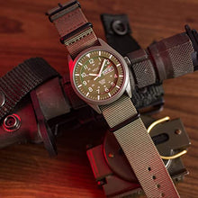 Load image into Gallery viewer, Infantry Military Watches for Men Analog Wrist Watch, Tactical Waterproof Outdoor Sport Mens Quartz Wristwatch, Date Day Work Field Army Green w/Nylon Band by MDC