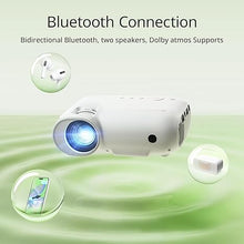 Load image into Gallery viewer, YOTON Y9 Netflix Projector with wifi and bluetooth, Portable Projector 4K support 20000 lumens with zoom, 2024 Upgraded movie projector with Netflix/Prime Video/YouTube/Hulu/Dolby