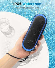 Load image into Gallery viewer, LENRUE Bluetooth Speakers, Waterproof Portable Speakers with TWS, 24 Playtime, Stereo Sound, Wireless for Home Shower Pool Beach Outdoor (Black)
