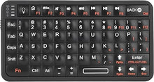 Load image into Gallery viewer, Rii Mini Bluetooth Keyboard,Portable Wireless Keyboard with Backlit,Rechargeable Mini Keyboard for Smart TV/Android TV Box/Smartphone/HTPC/IPTV, Black(Upgrade-TypeC)