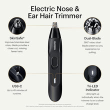 Load image into Gallery viewer, MANSCAPED® The Weed Whacker® 2.0 Electric Nose & Ear Hair Trimmer – 7,000 RPM Precision Tool with Rechargeable Battery, Wet/Dry, Easy to Clean, Improved Stainless Steel Replaceable Blade