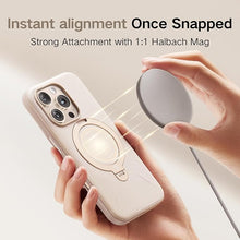 Load image into Gallery viewer, TORRAS 360° Spin Mag Stand for iPhone 16 Pro Max Case, Fit for Magsafe, Mil-STD Protective Hard PC Scratch-Resistant Ostand Case for iPhone 16 Pro Max Phone Case Desert Titanium, Dune Beige, 6.9 inch