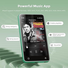 Load image into Gallery viewer, innioasis 80GB MP3 Player with Bluetooth and WiFi, MP3 Player for Kids with Spotify, Spotify Kids, Pandora, Audible, 4.0" Touch Screen Music Player with Parental Controls, Up to 1TB (White+ Green)