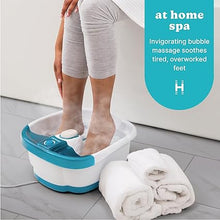 Load image into Gallery viewer, Homedics Bubble Mate Foot Spa, Toe Touch Controlled Foot Bath with Invigorating Bubbles and Splash Proof, Raised Massage nodes and Removable Pumice Stone