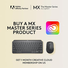 Load image into Gallery viewer, Logitech MX Keys Mini Minimalist Wireless Illuminated Keyboard, Compact, Bluetooth, Backlit, USB-C, Compatible with Apple macOS, iOS, Windows, Linux, Android, Metal Build - Graphite