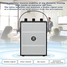 Load image into Gallery viewer, Bluetooth 5.3 Voice Amplifier with Wireless Microphone Headset,Personal Wireless amplifier Mic for Teachers,40W Loudly Portable Megaphone Pa System for Classrooms,Speeches,Outdoors Indoors-S98
