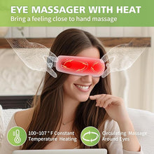 Load image into Gallery viewer, NOWWISH Eye Massager with Heat and Compression - Smart Eye Mask with Bluetooth Music and Vibration, Christmas Birthday Gifts for Women Men