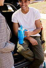 Load image into Gallery viewer, Stanley Quencher ProTour Flip Straw Tumbler with Leakproof Lid 40 oz | Built-In Straw & Handle | Cupholder Compatible for Travel | Insulated Stainless Steel Cup | BPA-Free | Black Fade