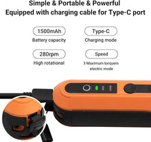 Load image into Gallery viewer, 4V Cordless Screwdriver Kit Electric Screwdriver Set with Aluminium Storage Box 32 Piece Bit Set Smart Stop Technology LED Light 3 Torque Settings 1/4''Hex