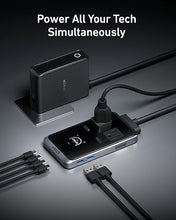 Load image into Gallery viewer, Anker Prime Charging Station, 240W 8-in-1 USB C Power Strip, 5 ft Detachable Extension Cord, 2 AC, 4 USB C, 2 USB A, for iPhone 15/14, Desktop Accessory for MacBook, Home, Office (Not for Travel)