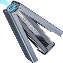 Load image into Gallery viewer, Inateck M.2 NVMe Dual-Bay SSD Enclosure, SSD Cloner with Cooling Fan, 10Gbps USB-C NVMe Docking Station for NVMe SSDs PCIe 2230/2242/2260/2280 (M Key & B+M Key), SA02005