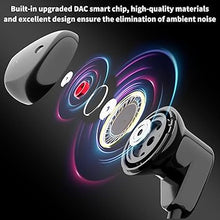 Load image into Gallery viewer, Wired Earbuds Noise Cancelling 3.5mm Jack Headphones with Microphone Inline Control Magnetic Earphones in Ear Bud for Samsung Galaxy A25 A15 A03s A23 S10 Moto G Power Pure Google Pixel 4a 3a 5a Black
