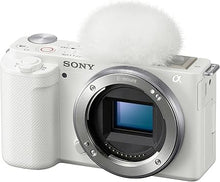 Load image into Gallery viewer, Sony Alpha ZV-E10 - APS-C Interchangeable Lens Mirrorless Vlog Camera - White