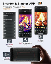 Load image into Gallery viewer, FOXWELL RT100 Thermal Imaging Camera for Android (USB-C) Smartphone, 256x192 IR Resolution Thermal Camera for Home Automotive Industrial Water Leak Heat Loss Inspection, 25Hz Frame Rate Thermal Imager