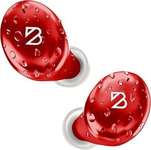 Load image into Gallery viewer, Back Bay Audio Tempo 30 Wireless Earbuds for Small Ears with Premium Sound, Comfortable Bluetooth Ear Buds for Women and Men, Red Earphones for Small Ear Canals