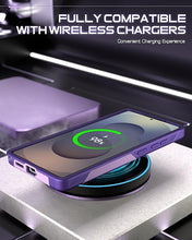 Load image into Gallery viewer, Poetic Neon Case for Samsung Galaxy S25 Ultra 5G, Dual Layer Heavy Duty Rugged Lightweight Slim Shockproof Protective Cover Phone Case, Purple
