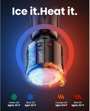 Load image into Gallery viewer, BOB AND BRAD Q2 Pro Mini Massage Gun with Heat and Cold Head,Pocket-Sized Deep Tissue Massager Gun,Portable Percussion Muscle Massager Gun, Ultra Small&Quiet Muscle Massage Gun, FSA and HSA Eligible