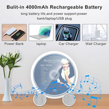 Load image into Gallery viewer, WOKALON CD Player Portable with Bluetooth,Newest Desktop Vertical CD Players for Home with LCD Screen Display Built in HiFi Speakers Support Timed Music ON/Off CD Bluetooth FM USB SD